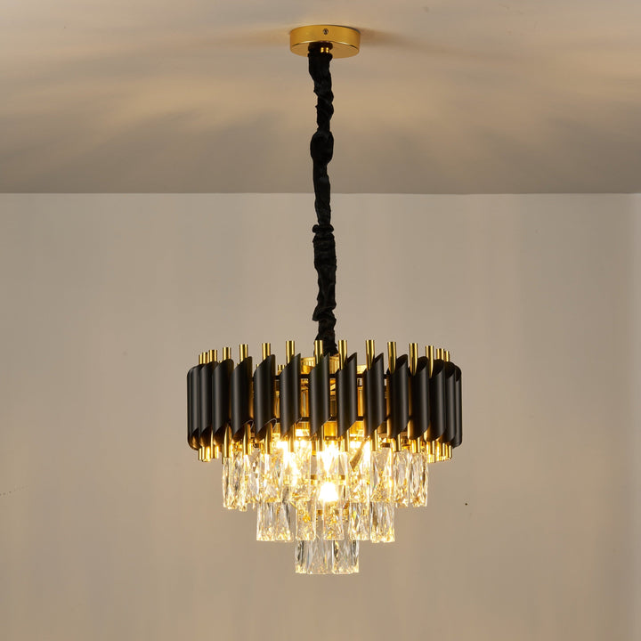 Moura Black & Gold Chandelier