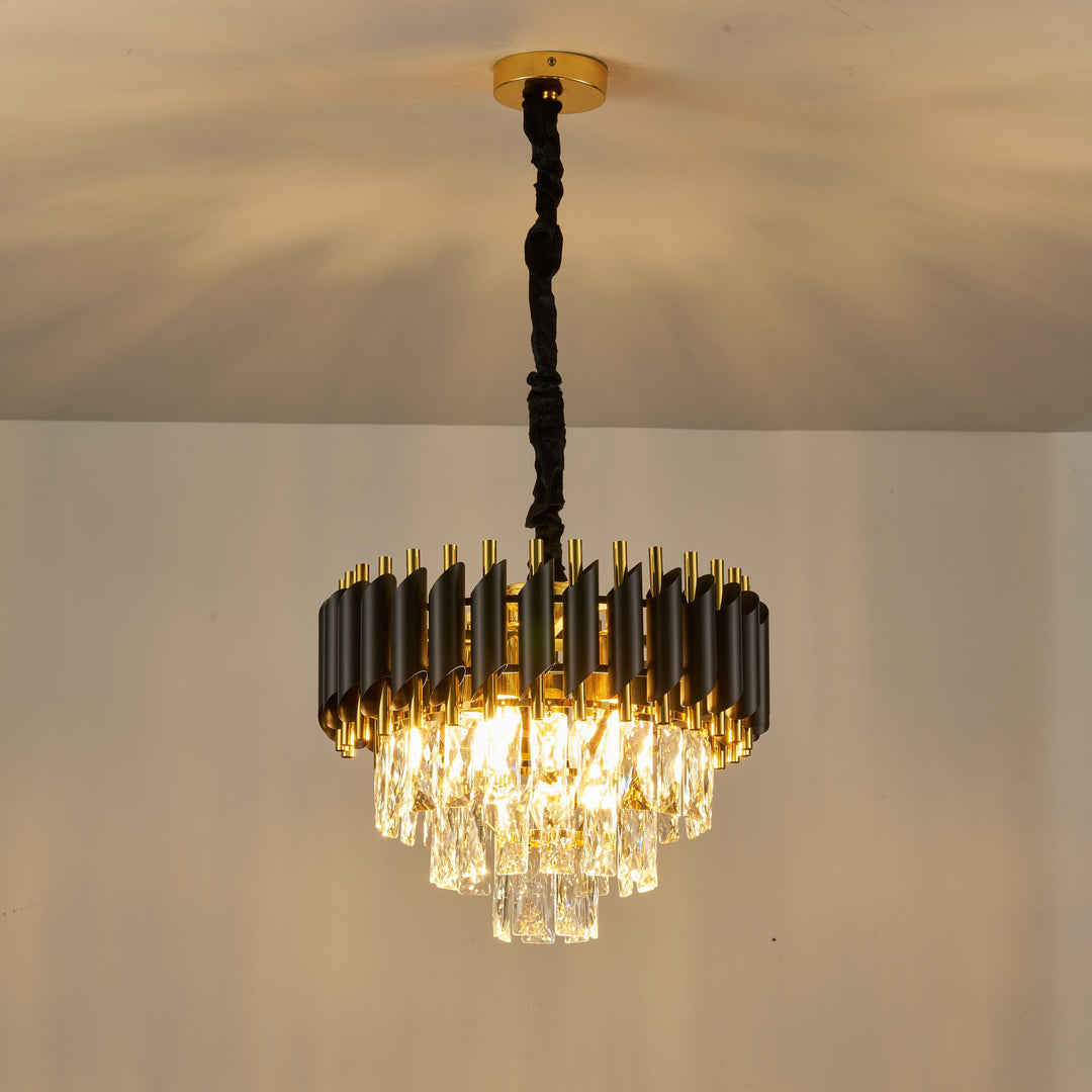 Moura Black & Gold Chandelier