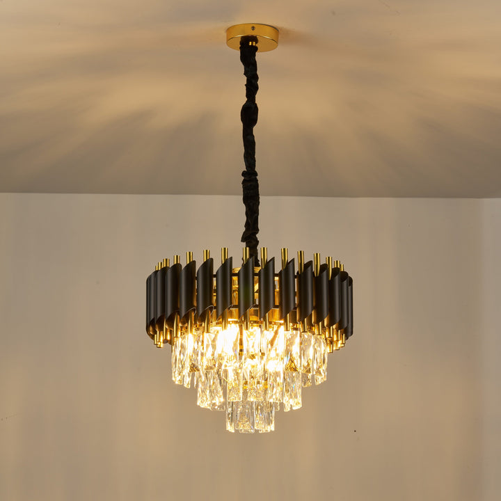 Moura Black & Gold Chandelier