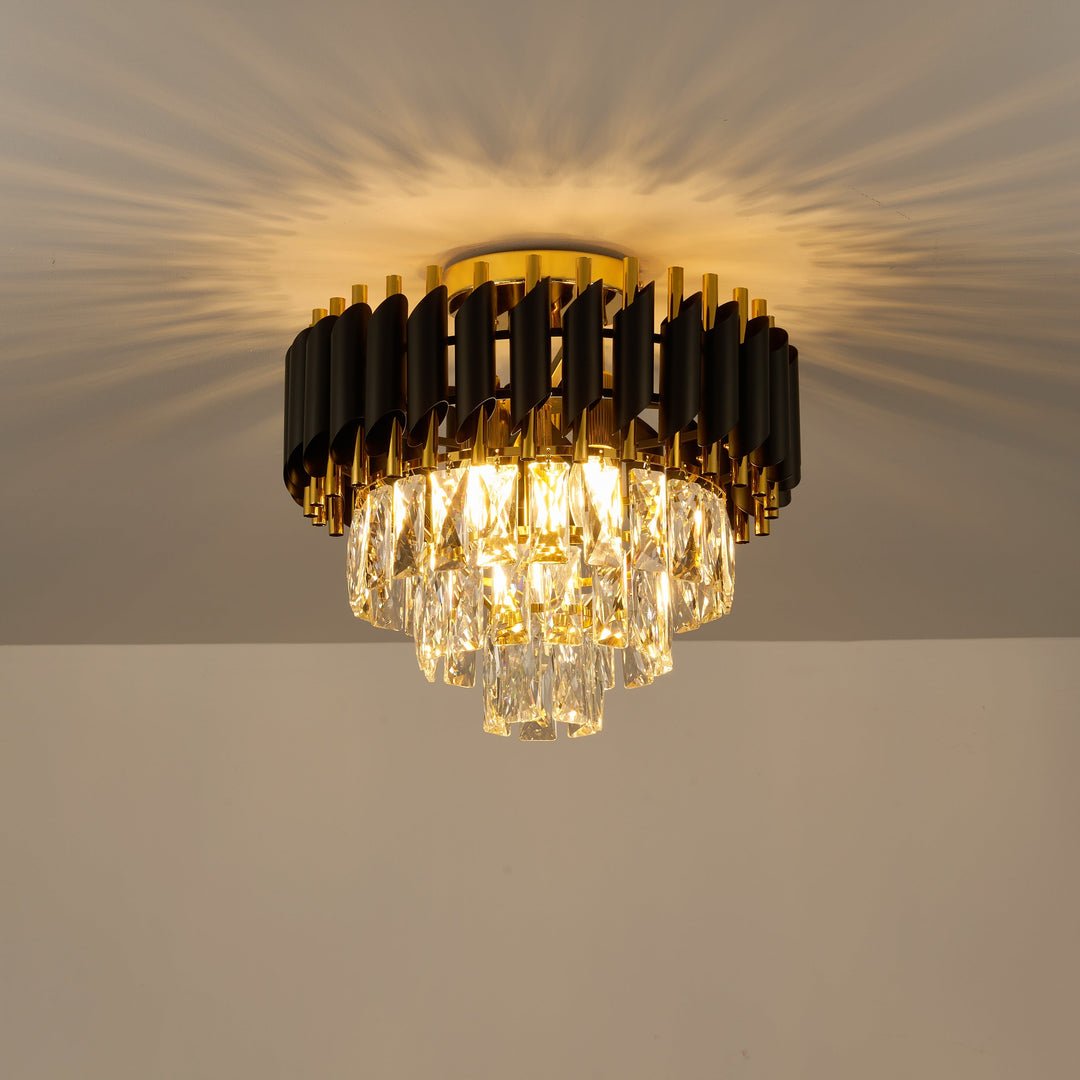 Moura Black & Gold Flush