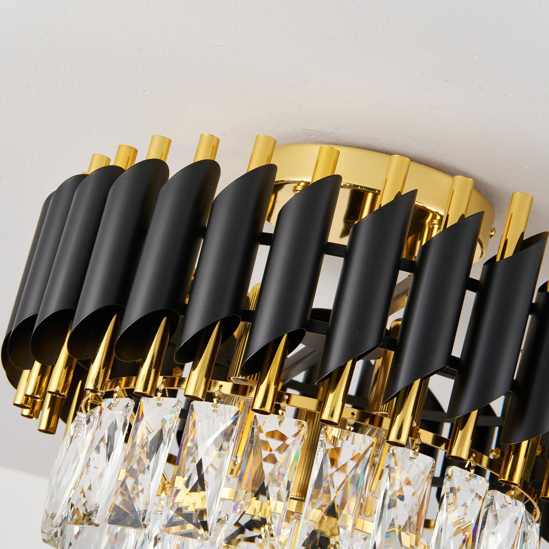 Moura Black & Gold Flush