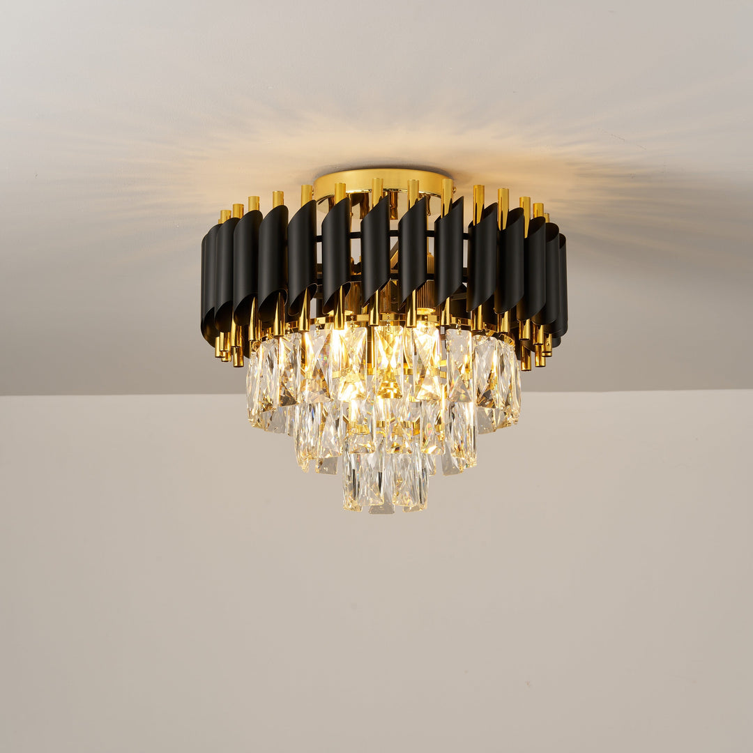 Moura Black & Gold Flush