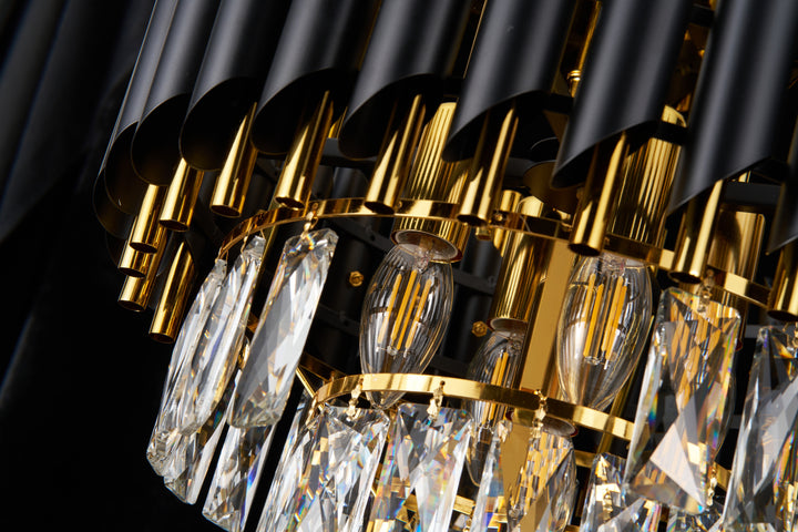 Moura Black & Gold Chandelier