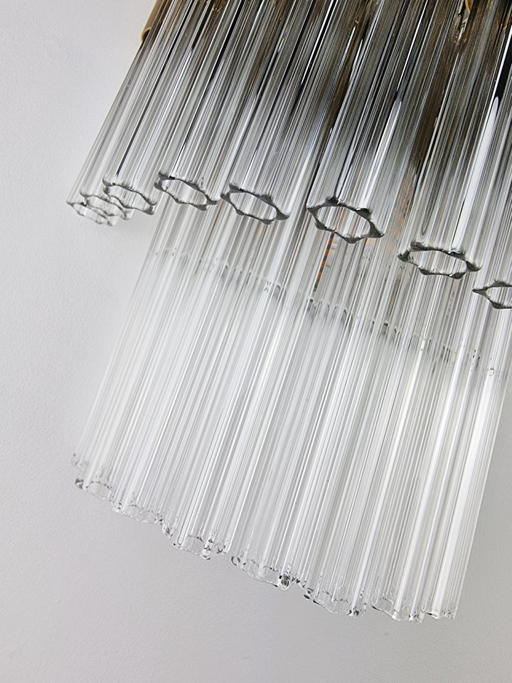 Murcia Wall Light – Gold & Ribbed Glass