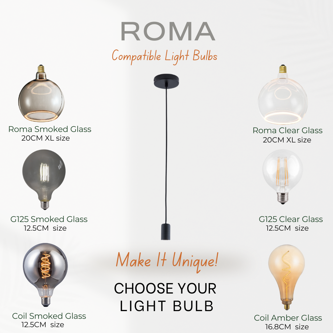 Roma Single Pendant - 2 COLOURS