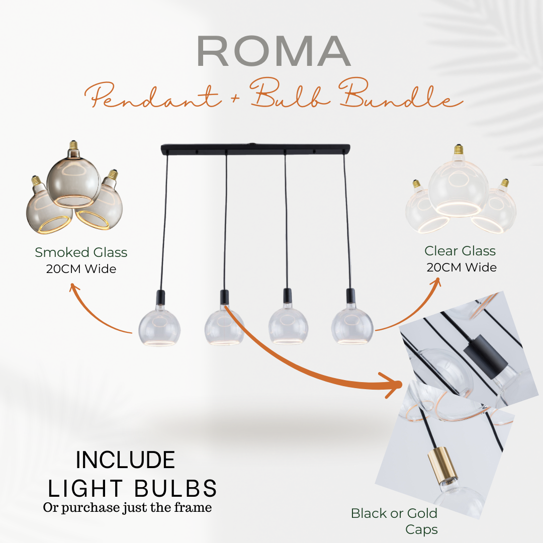 Roma 4lt Pendant Bar - 2 COLOURS