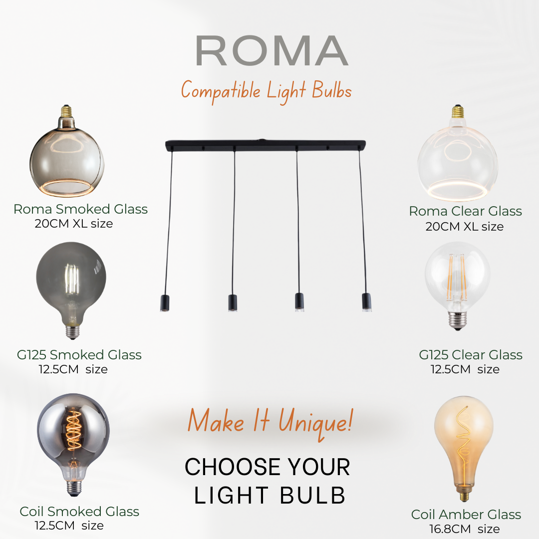 Roma 4lt Pendant Bar - 2 COLOURS