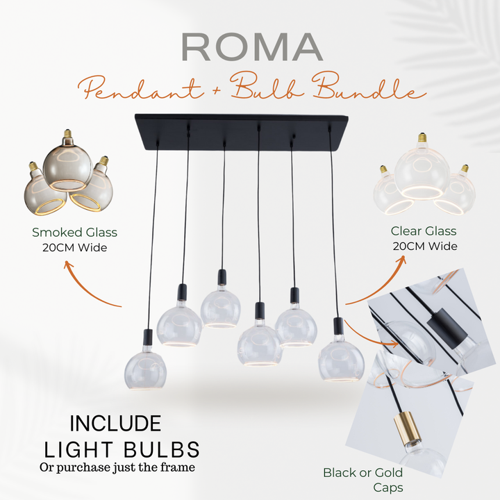 Roma 6lt Pendant Bar - 2 COLOURS