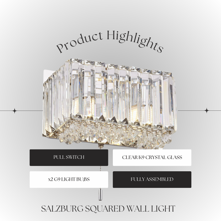 Salzburg Squared Wall Light