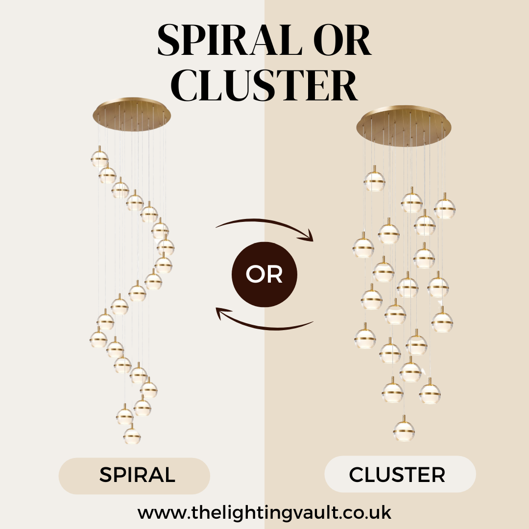 Forbes 20-Light Spiral Staircase Pendant Chandelier