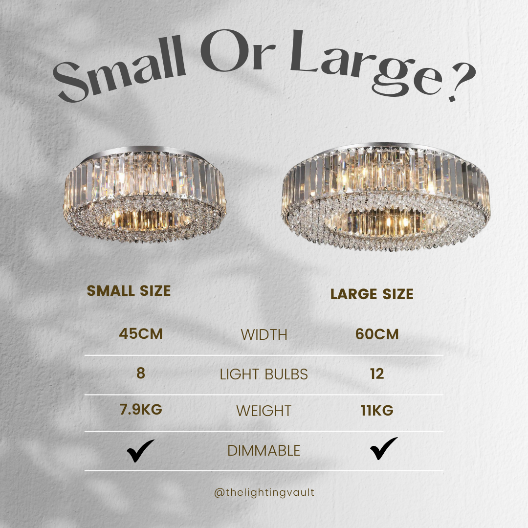 Salzburg Small Crystal Polo Flush