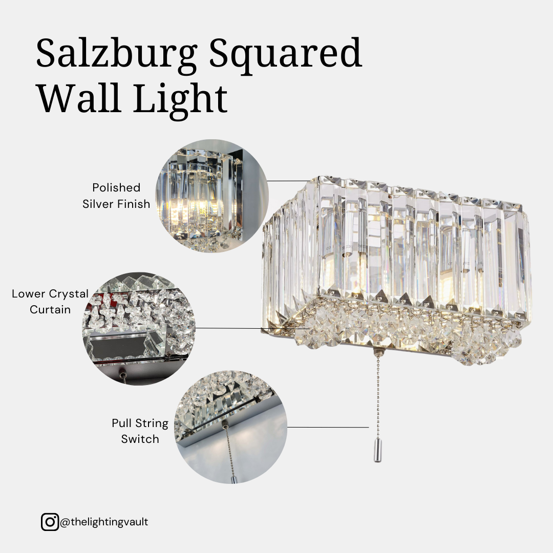 Salzburg Squared Wall Light
