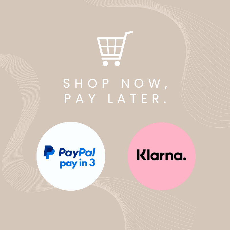 Shop now pay later PayPal Klarna banner
