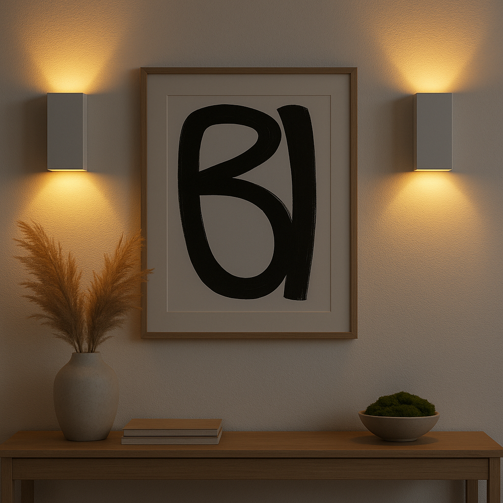 Adelong Paintable Ceramic Wall Light