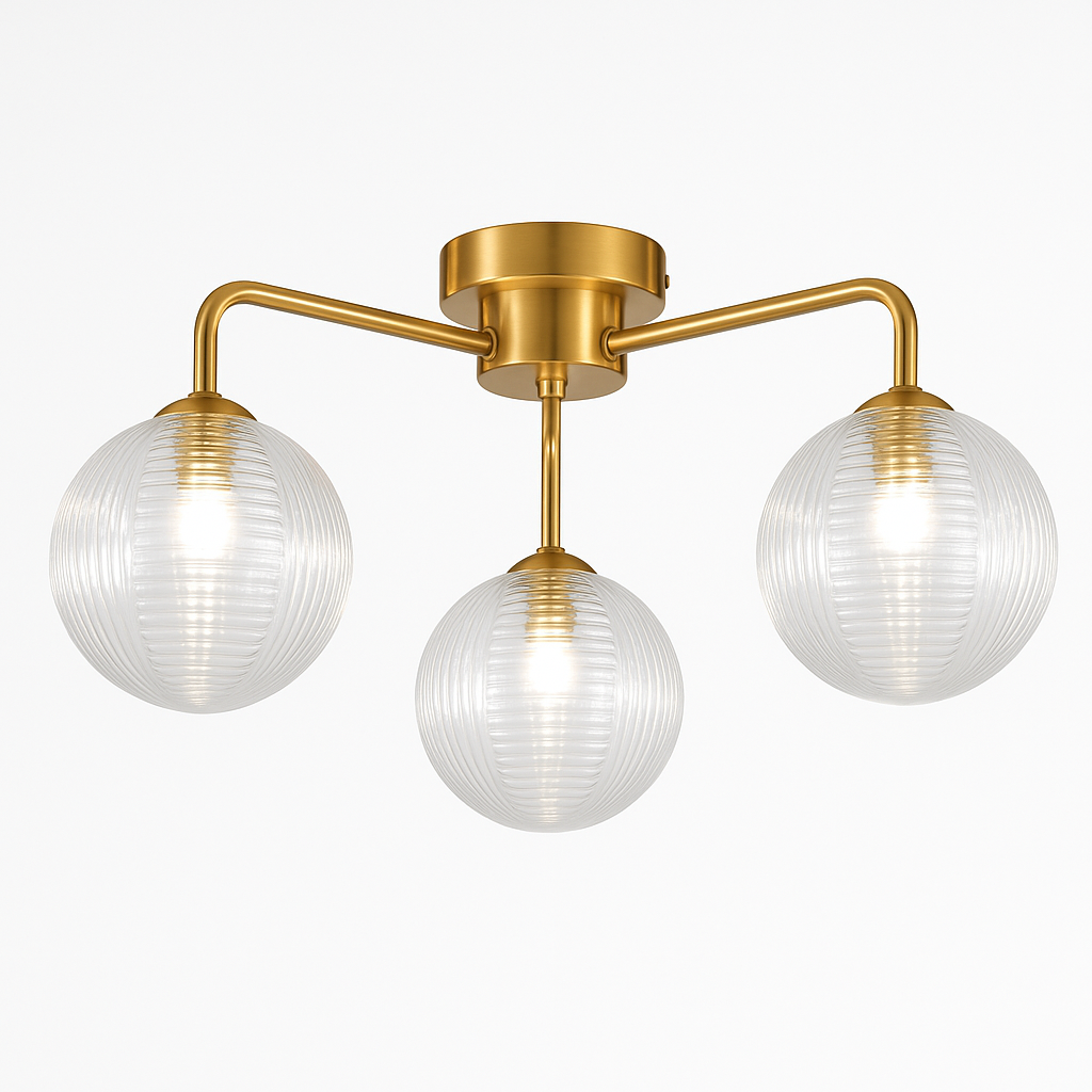 Albany 3 Light Semi-Flush Light