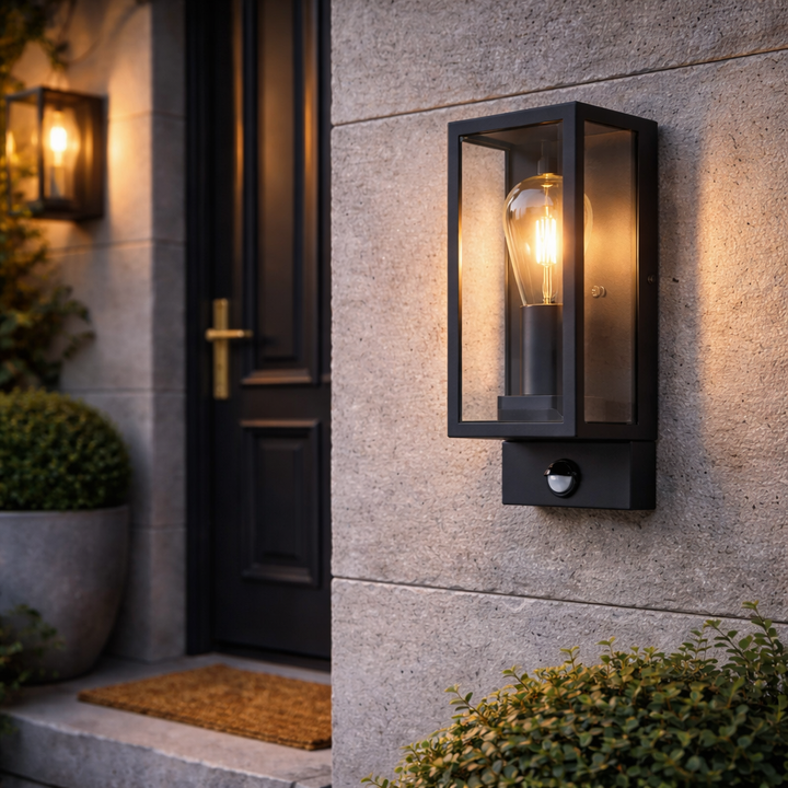 appin pir outdoor wall light by side entrance
