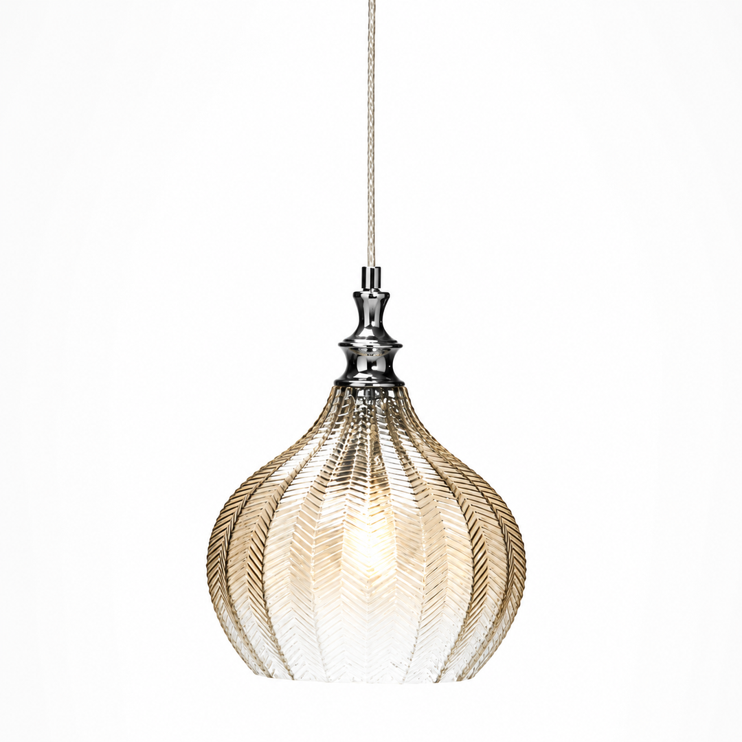 Bedford cognac glass pendant light