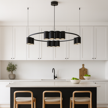 Europa Lighting Geneva Small Round Pendant - 3 COLOURS