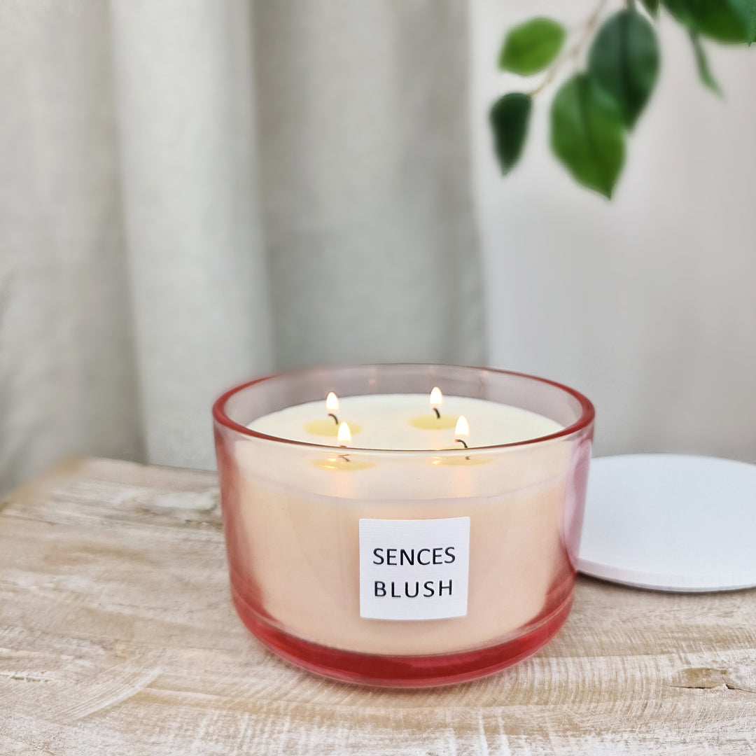 Sences Luxury Blush Pink Alang Alang Scented Candle