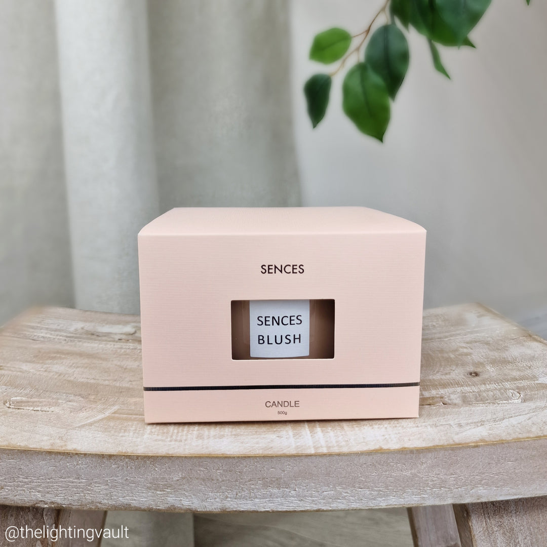 Sences Luxury Blush Pink Alang Alang Scented Candle