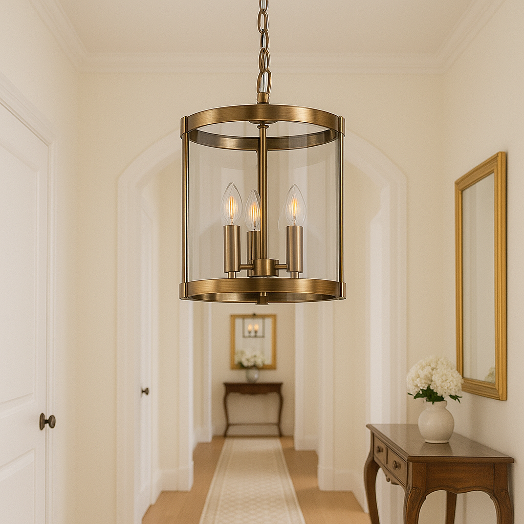 brass-glass-ceiling-lantern-light-classic-hallway