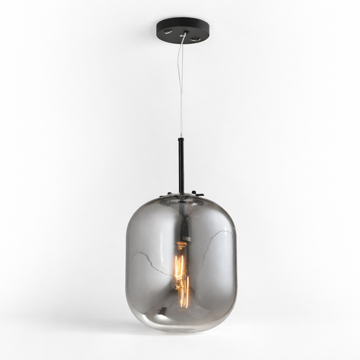 Camden smoked glass pendant light