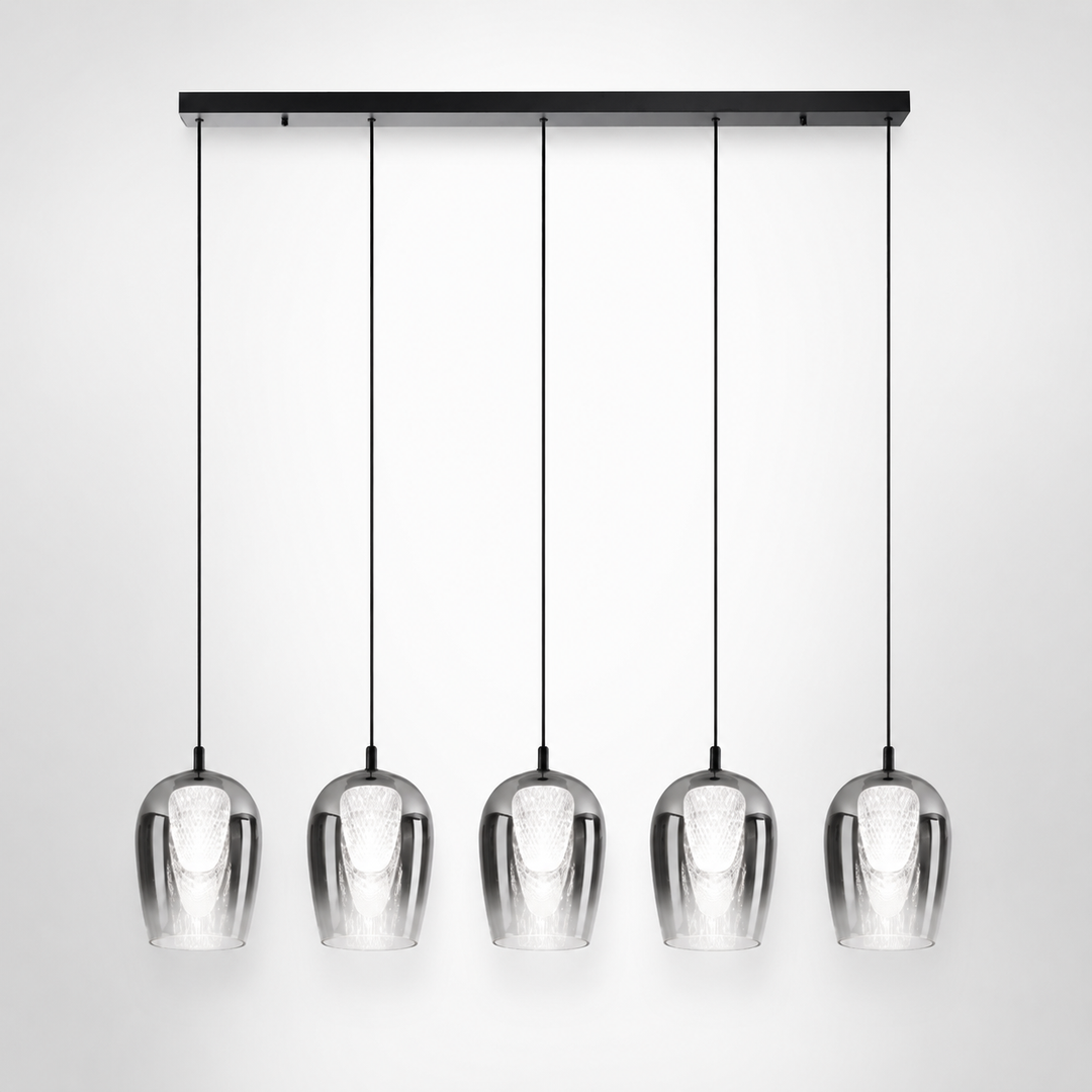 Cobar 5 light 4000K bar pendant