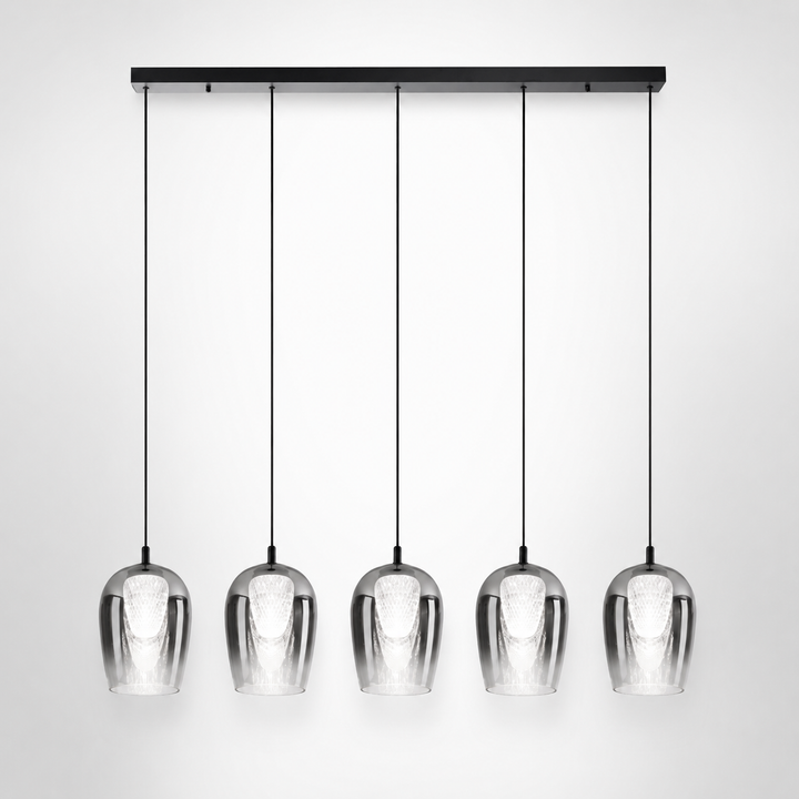 Cobar 5 light 4000K bar pendant