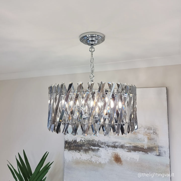 Devonport Large Smoked Chandelier