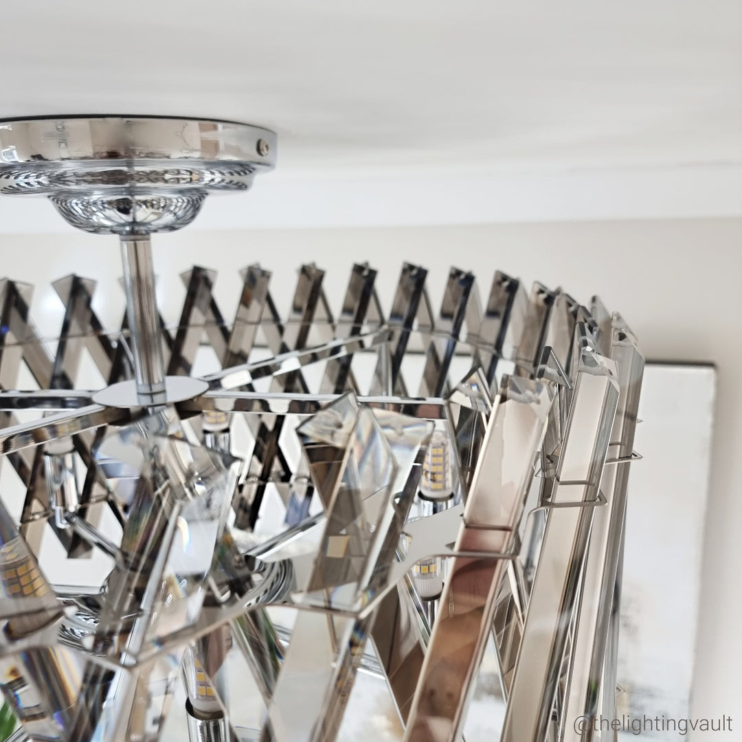 Devonport Large Smoked Chandelier