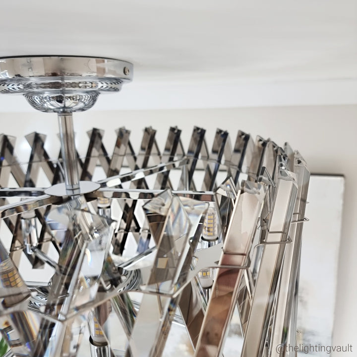 Devonport Large Smoked Chandelier