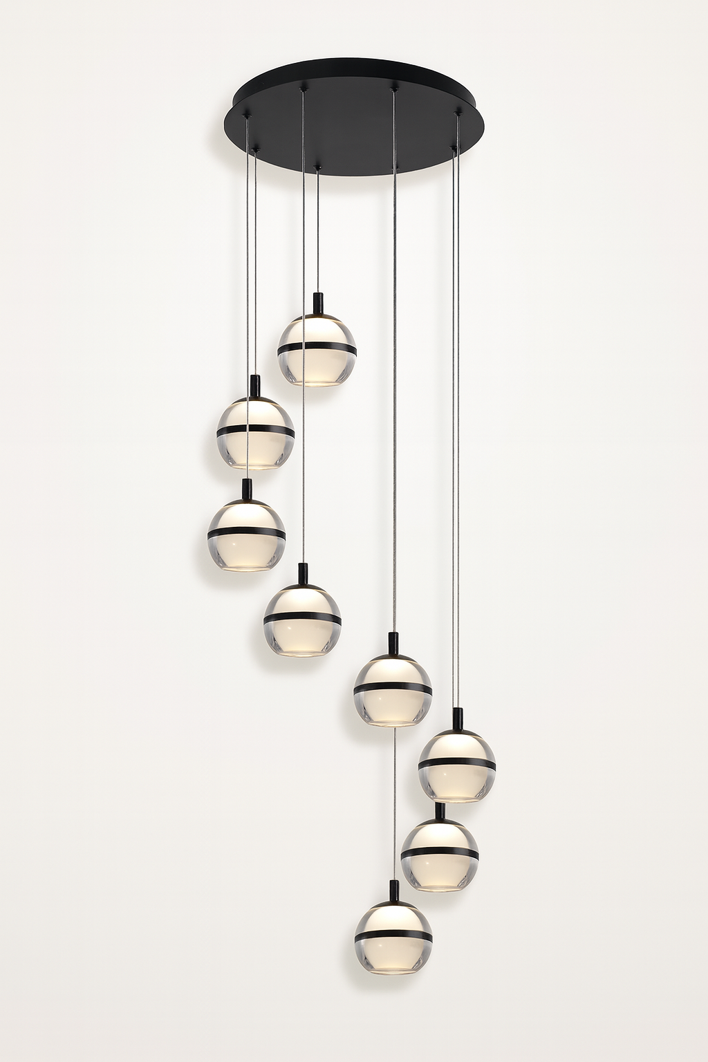 Forbes 8-Light Spiral Pendant