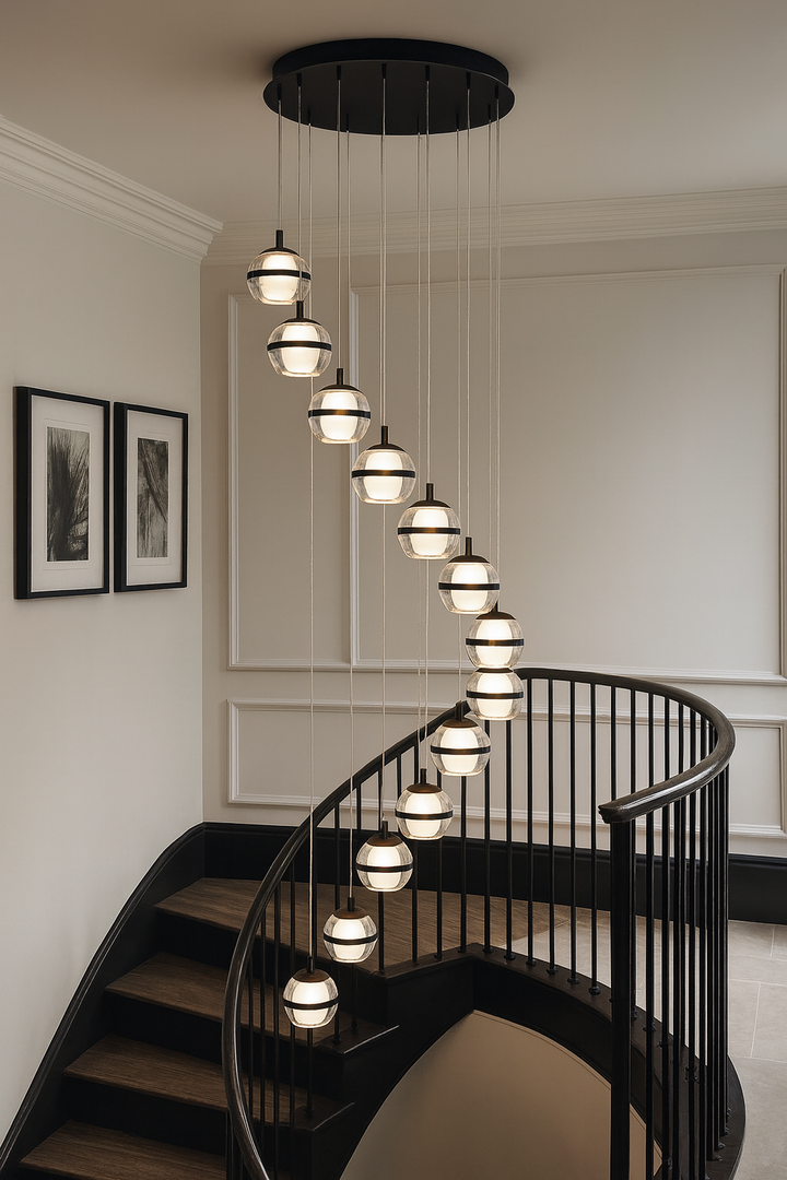 Forbes 14-Light Spiral Pendant