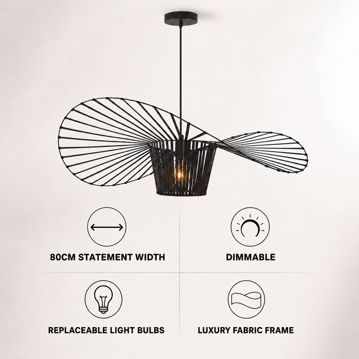 Gia XL pendant light features and dimensions