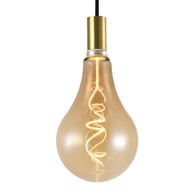 5W XL Pear Shaped Amber Light Bulb