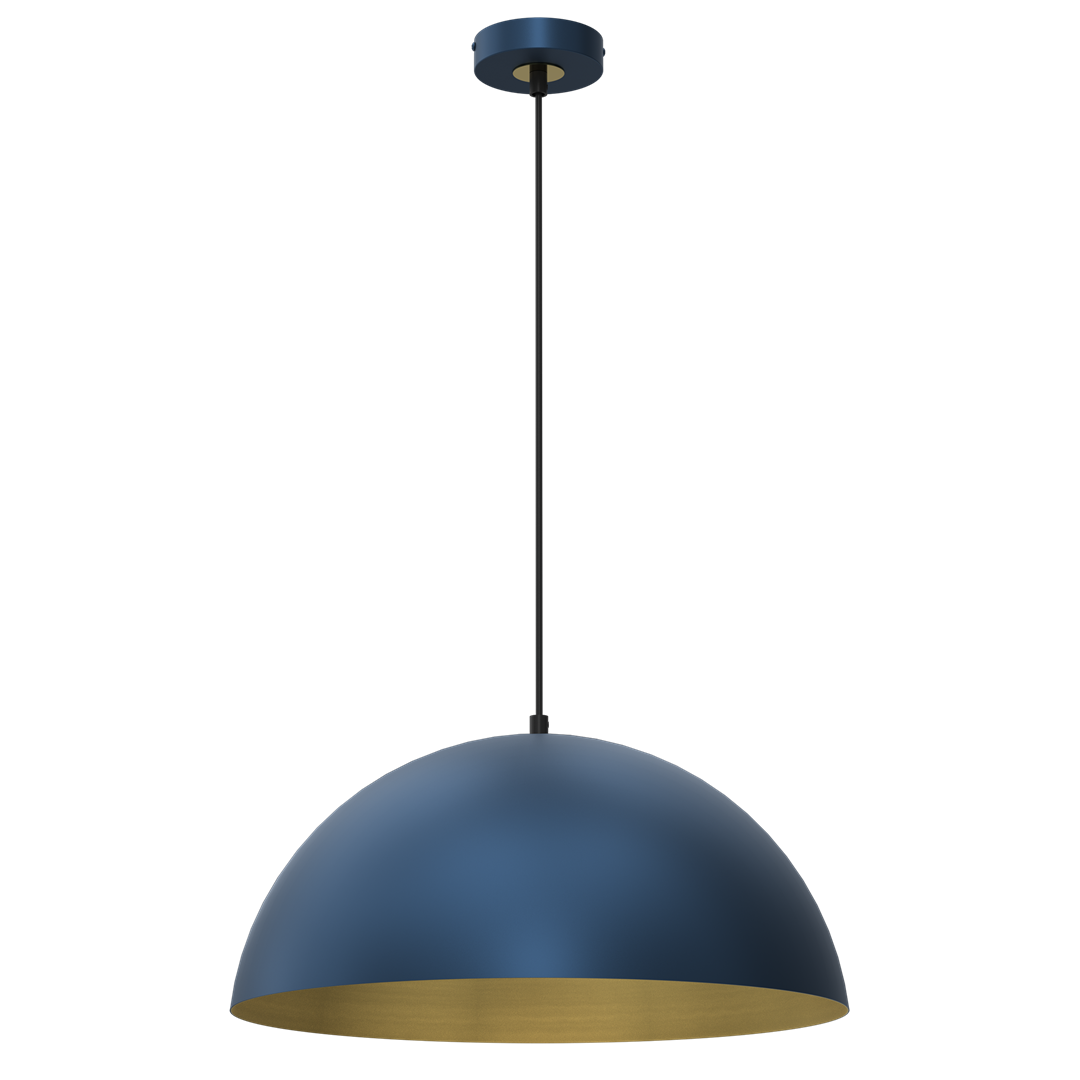 Helsinki Pendant Light with Gold Interior