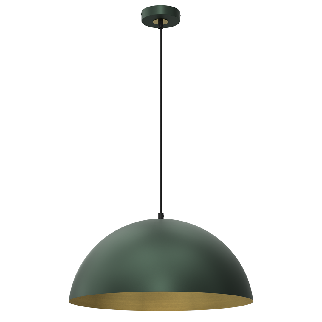 Helsinki Pendant Light with Gold Interior