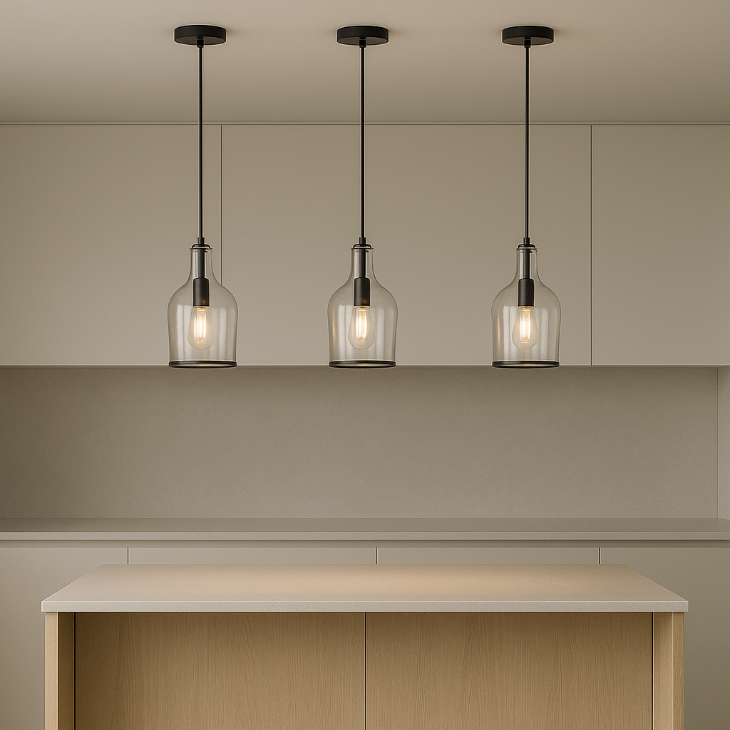 Horsham Glass Pendant - 2 COLOURS