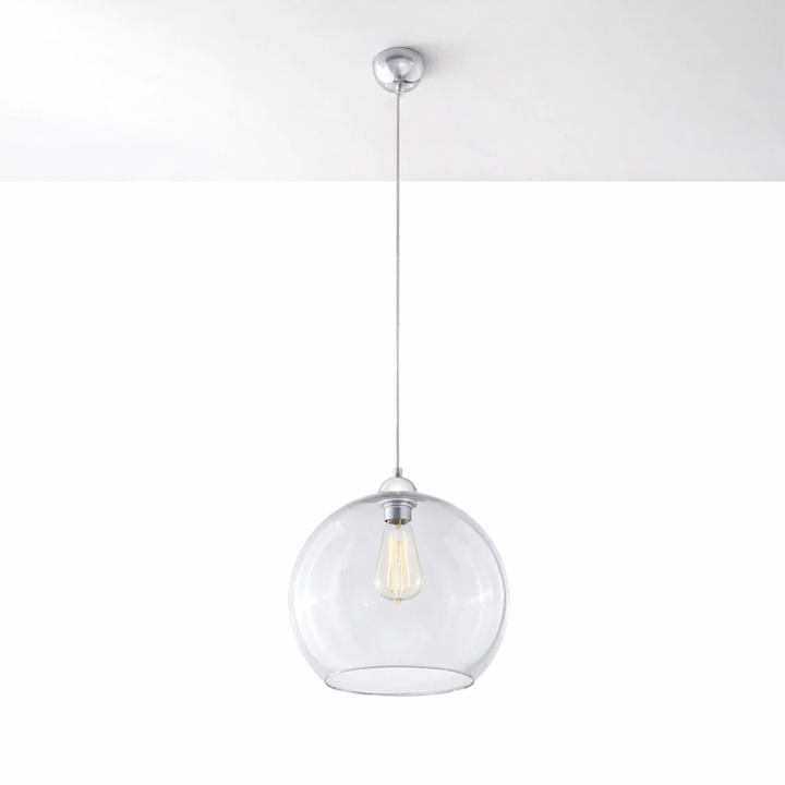 clear glass pendant filament bulb kitchen island light