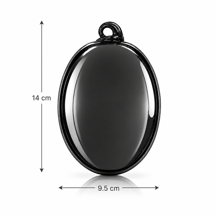 Loxton mirror black glass shade dimensions