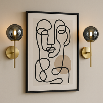 Melbourne Gold Wall Light