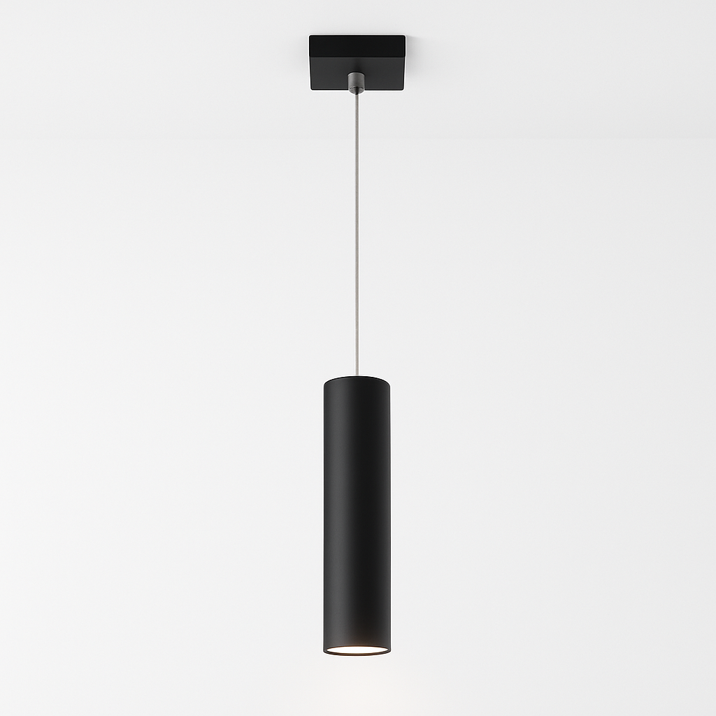 Pictou pendant light in black hero image