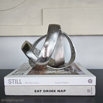 Silver Knot Sculpture