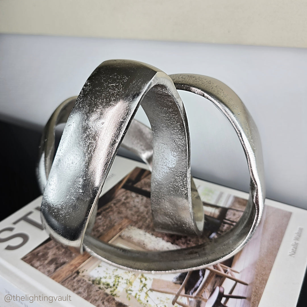Silver Knot Sculpture
