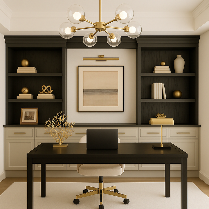 Eden 6-Light Semi-Flush Ceiling Light
