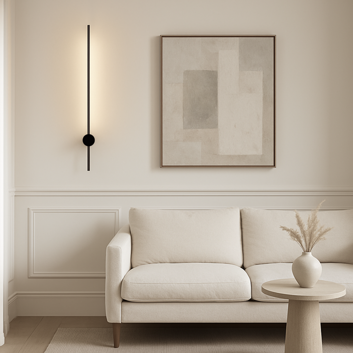 Nordic Stick Wall Light – 3 Sizes | Modern Matte Black