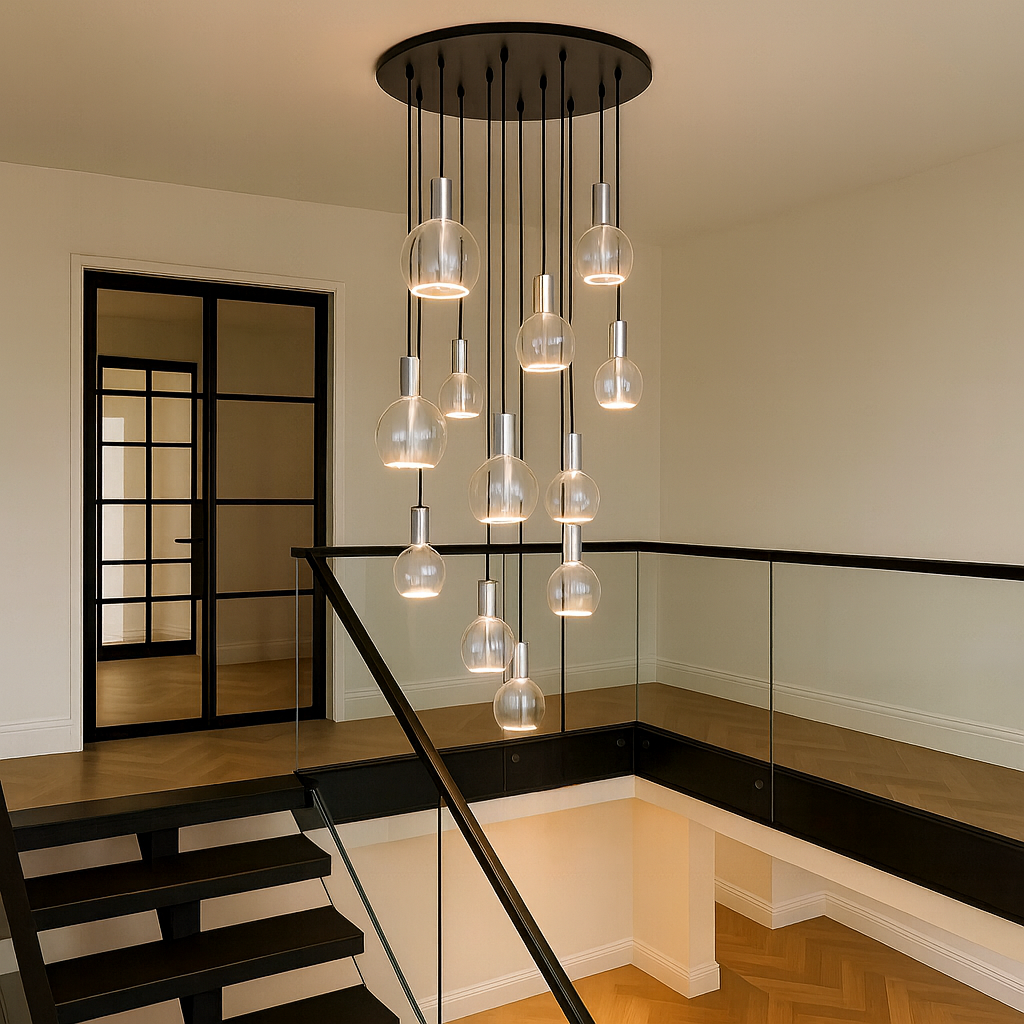 Roma 12lt Spiral Pendant - 2 COLOURS
