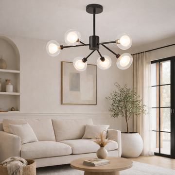 Eden 6-Light Semi-Flush Ceiling Light