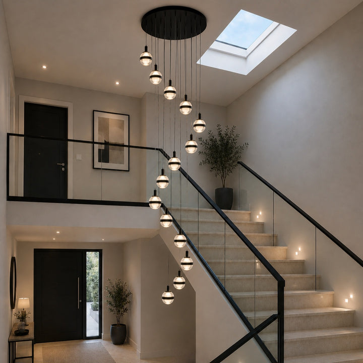 Forbes 14-Light Spiral Pendant