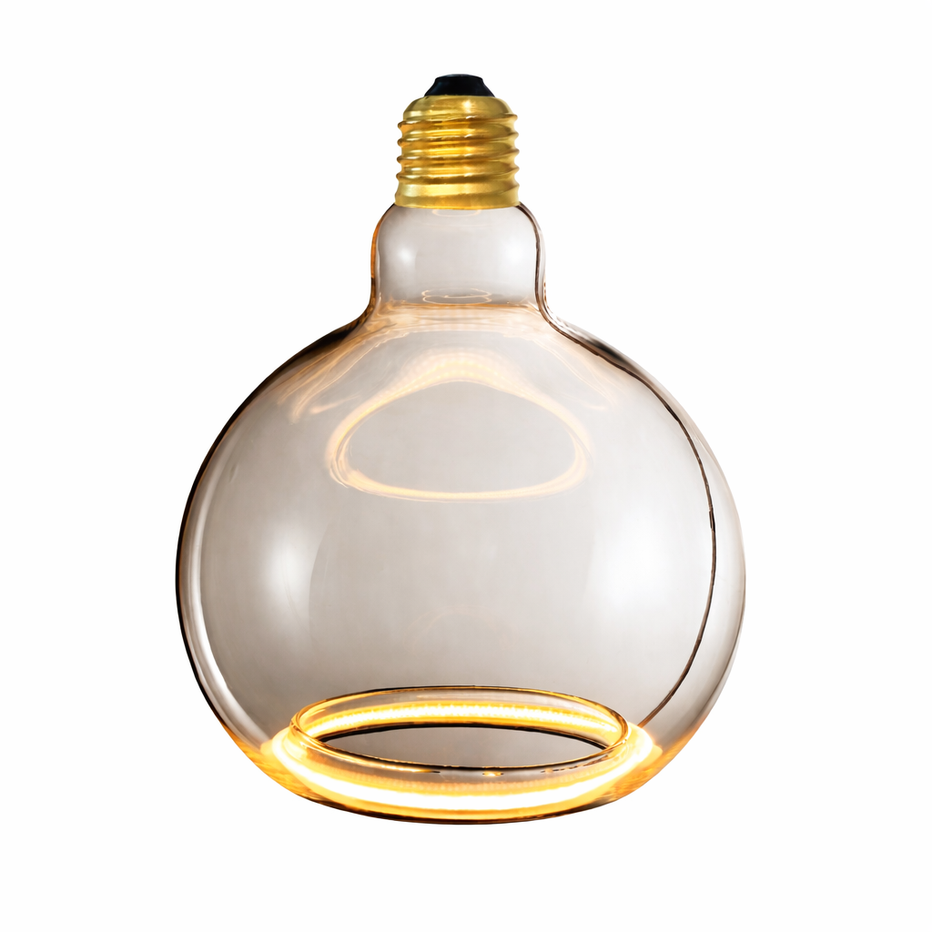 Roma 125mm smoked LED light bulb modern lighting